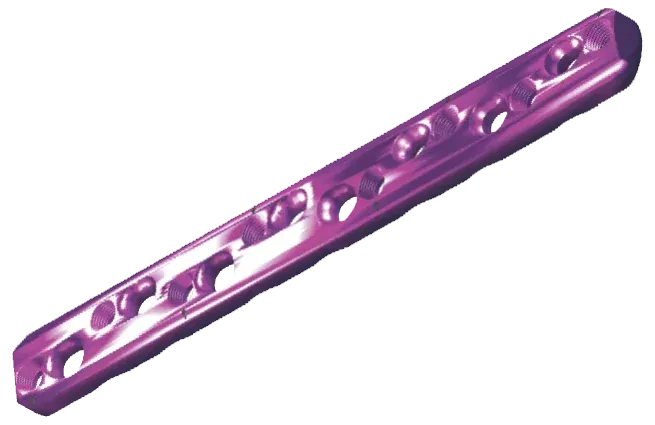 Placa PBA-S 4.5mm Larga